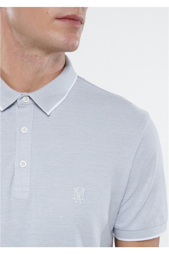 Mavi M065900-34019 Soluk Gri Erkek Slim Polo T-Shirt