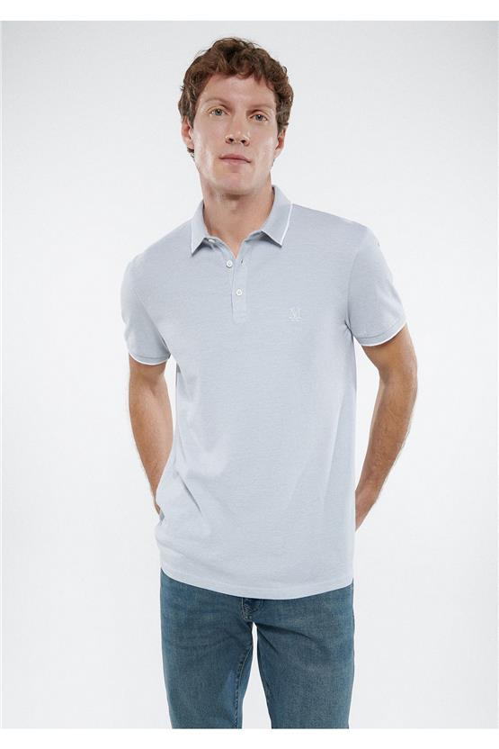 Mavi M065900-34019 Soluk Gri Erkek Slim Polo T-Shirt