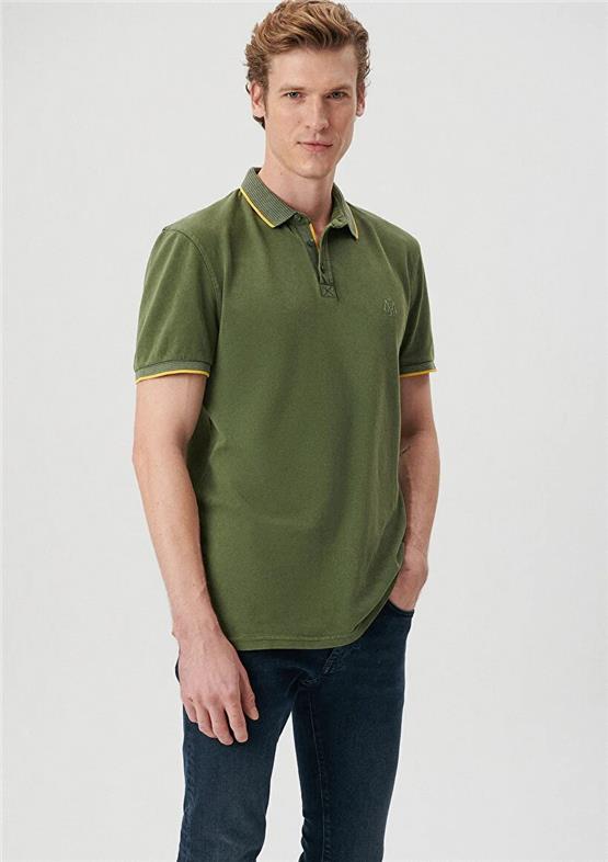 Mavi M065920-30721 Zeytin Yeşili Erkek Slim Polo T-Shirt