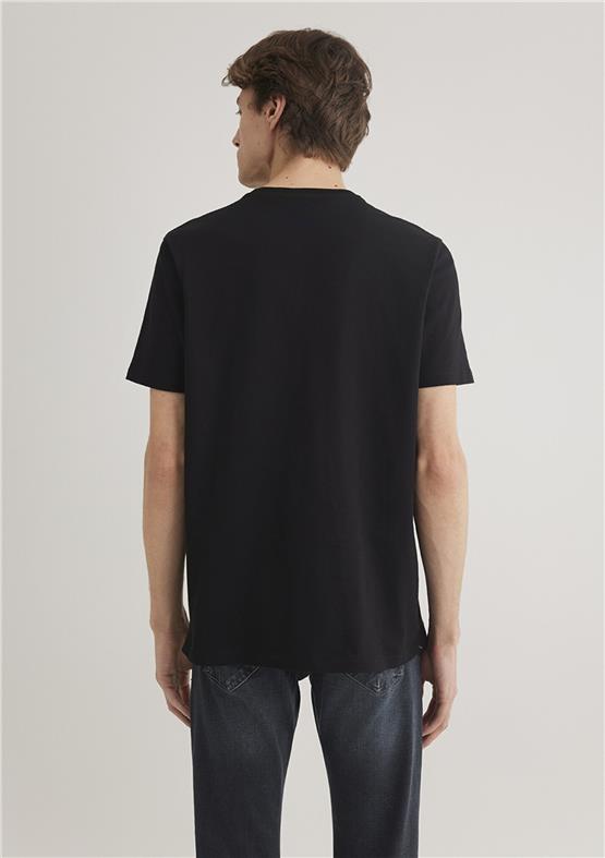 Mavi M066000-900 Siyah Erkek Slim Baskılı T-Shirt