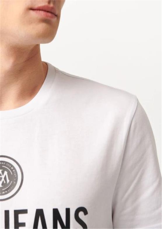 Mavi M066195-620 Beyaz Erkek T-Shirt