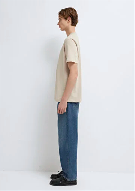 Mavi M066249-620 Bej Erkek T-Shirt
