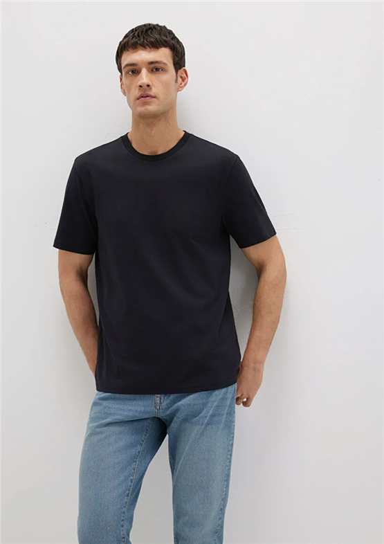 Mavi M066483-900 Siyah Erkek T-Shirt