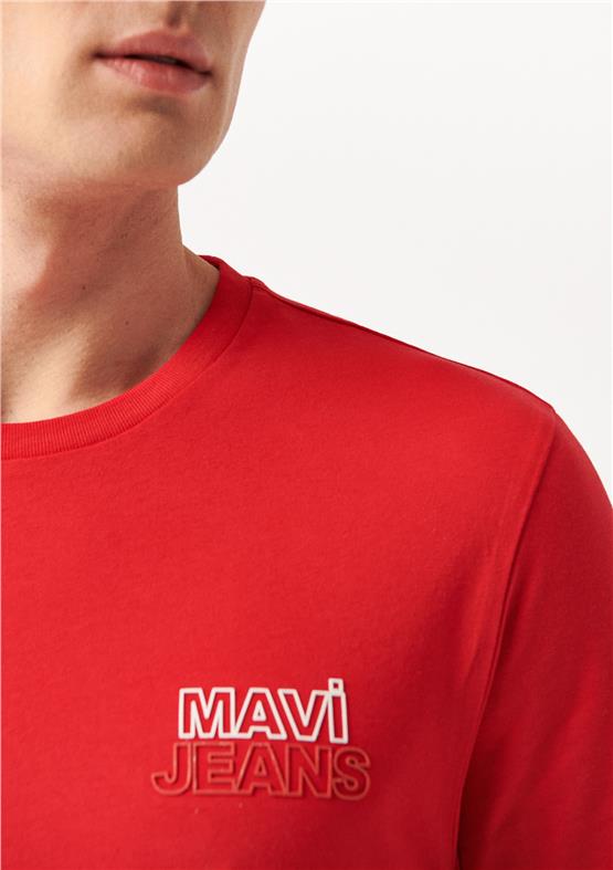 Mavi M066843099 Çin Kırmızısı Erkek T-Shirt