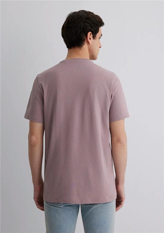 Mavi M066846-89596 Toadstool Erkek Slim Mavi Baskılı T-Shirt
