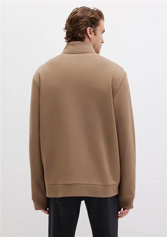 Mavı M0S10377-70378 Shıtake Erkek Modellı Tam Fermuarlı Oversıze Sweatshırt