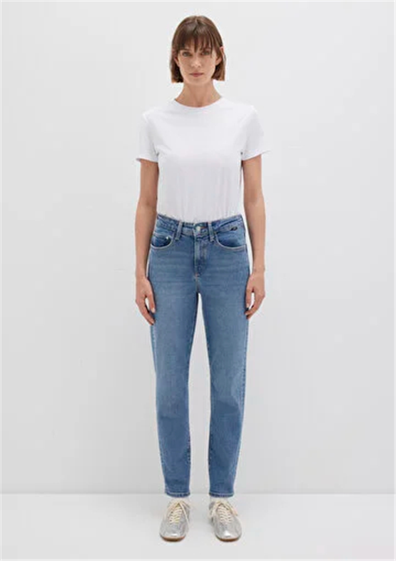 Mavı M100277-90993 Cındy Mıd Indıgo Denım Kadın Mom Jeans Denım Pantolon