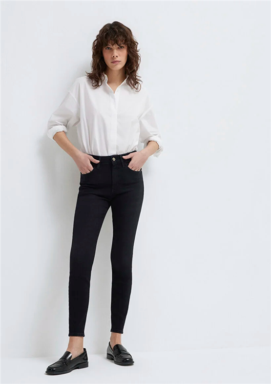 Mavı M100980-82211 Serenay Deep Smoke Gold Premıum Kadın Super Skınny Denım Pantolon