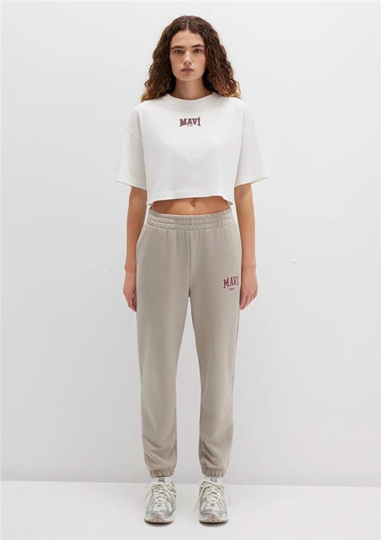 Mavı M1010757-70112 Cakmaktası Grı Kadın Straıght Esofman Alt