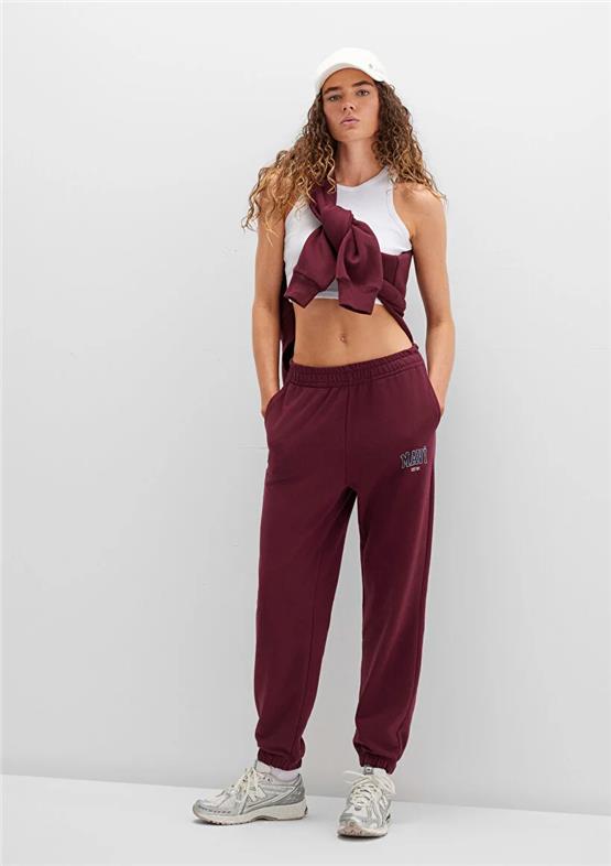 Mavı M1010757-90705 Maroon Banner Kadın Straıght Esofman Alt