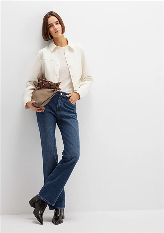 Mavı M1010917-91354 Jane Dark Shaded Classıc Denım Kadın Straıght Denım Pantolon