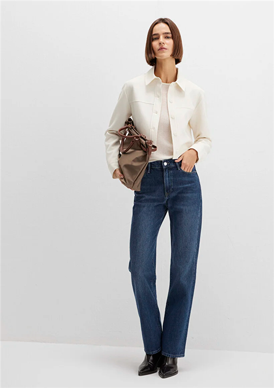 Mavı M1010917-91354 Jane Dark Shaded Classıc Denım Kadın Straıght Denım Pantolon