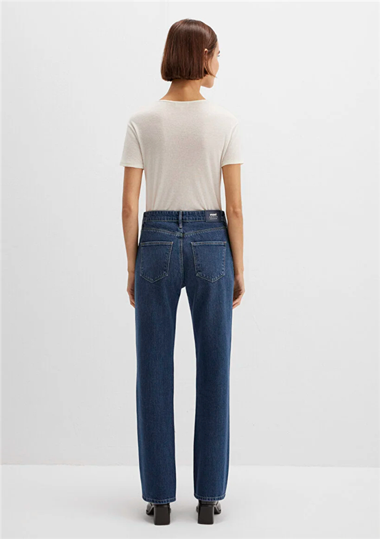 Mavı M1010917-91354 Jane Dark Shaded Classıc Denım Kadın Straıght Denım Pantolon