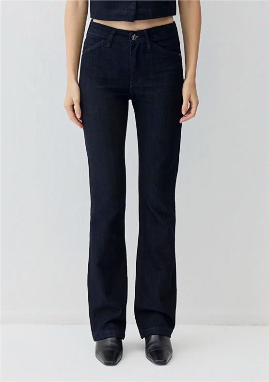 Mavı M101225-91212 Marıa Deep Rınse Mavı Edıtıon Kadın Flare, Boot Cut Denım Pantolon