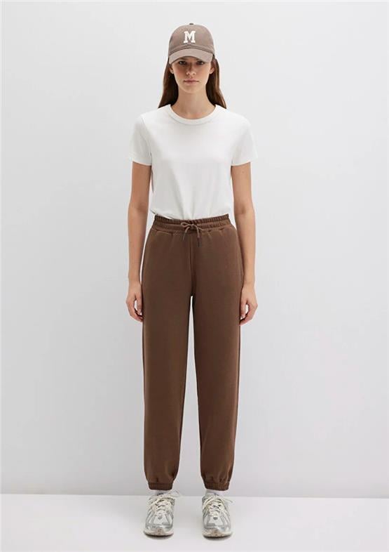 Mavı M1600903-81959 Toprak Kahve Kadın Slım Straıght Esofman Alt