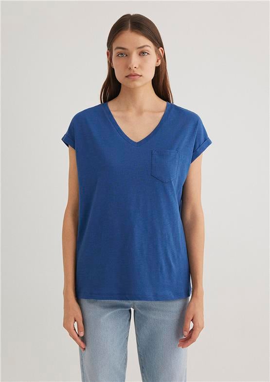 Mavi Y26 M1600961-30808 Gece Mavi Kadın T-shirt