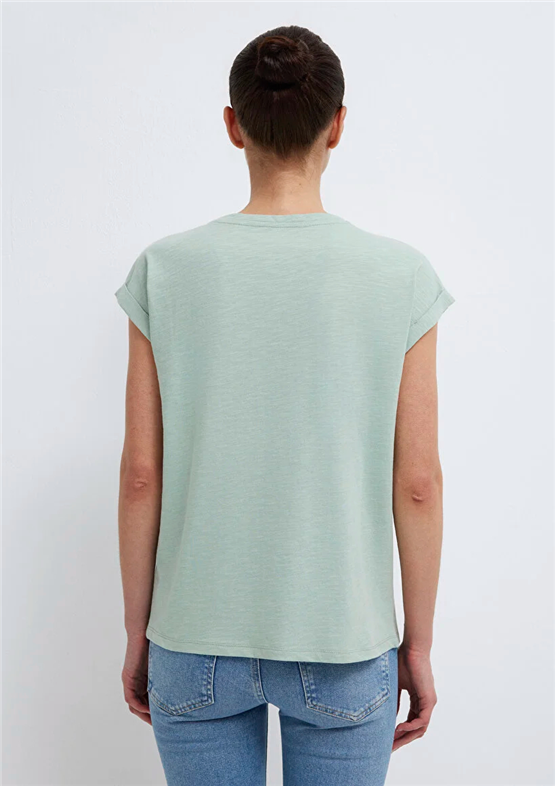 Mavi Y26 M1600961-71780 Küf Yeşilı Kadın T-shirt