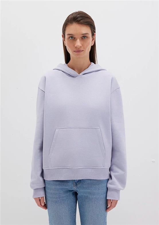 Mavı M167299-70531 Languıd Lavender Kadın Kapusonlu Regular Basıc Sweatshırt