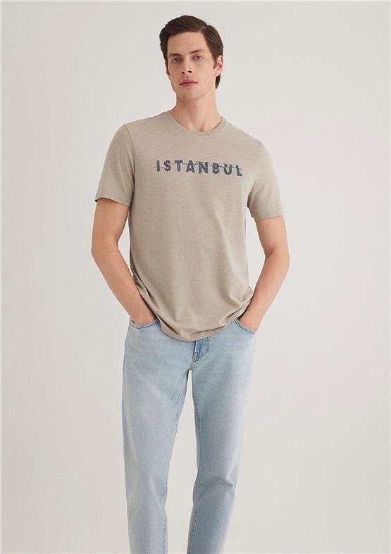 Mavi M66282-31935 Açık Gri Erkek İstanbul T-Shirt