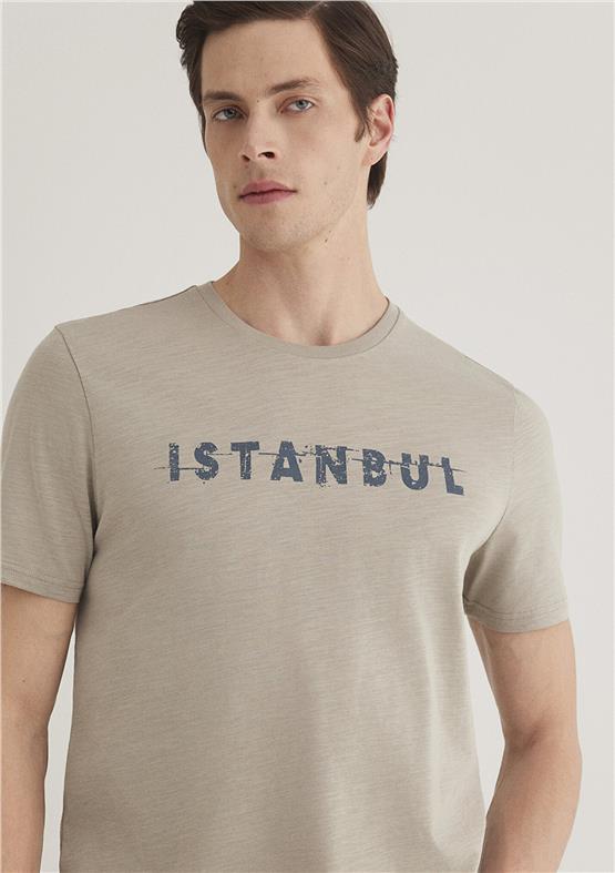 Mavi M66282-31935 Açık Gri Erkek İstanbul T-Shirt