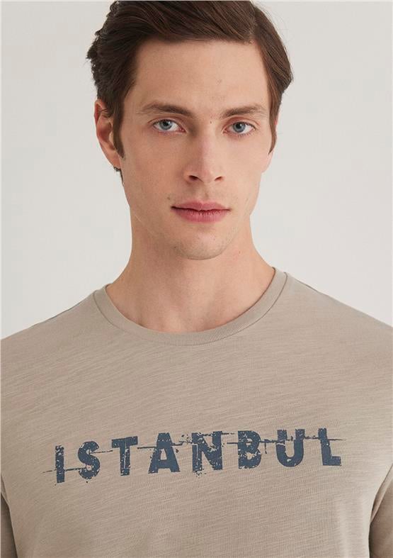 Mavi M66282-31935 Açık Gri Erkek İstanbul T-Shirt