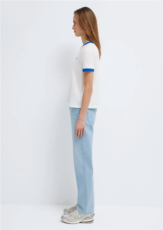 Mavi Y26 M1614089-70057 Kırık Beyaz Kadın T-shirt