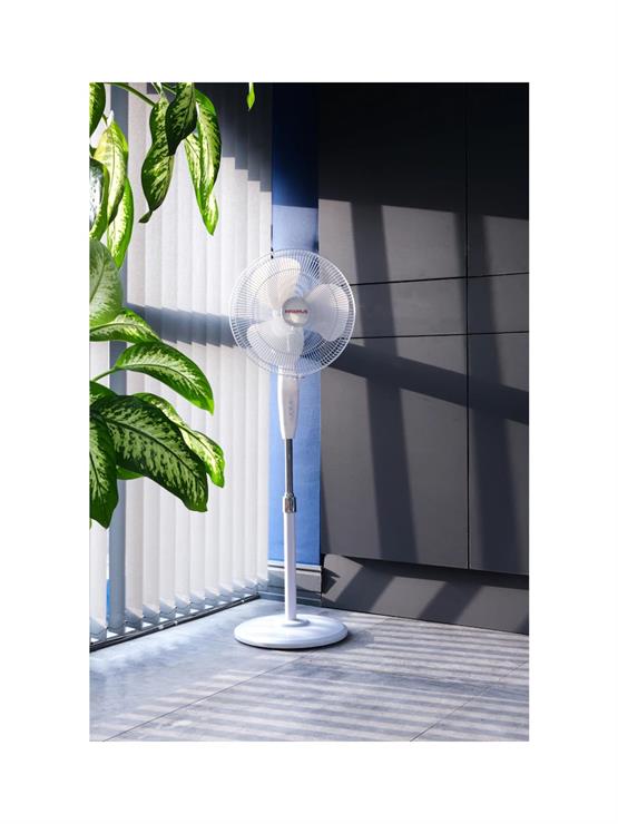 Maximus Merkür 16 İnç Ayaklı Vantilatör Beyaz