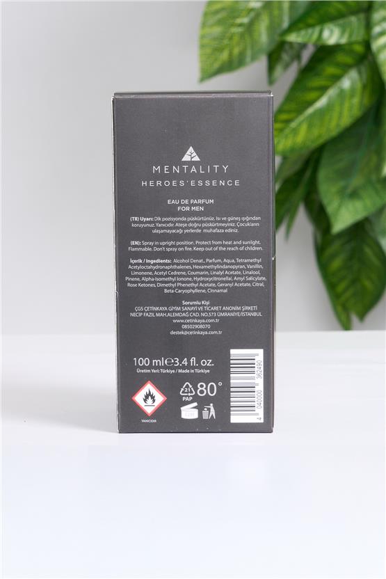 Mentality 100 ML EDP For Men Heroes Essence Erkek Parfüm