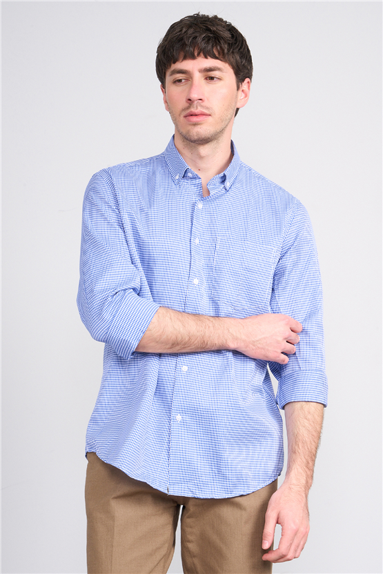 Mentality 2491 Erkek Uzun Kol Soft Regular Gömlek Karışık Renk