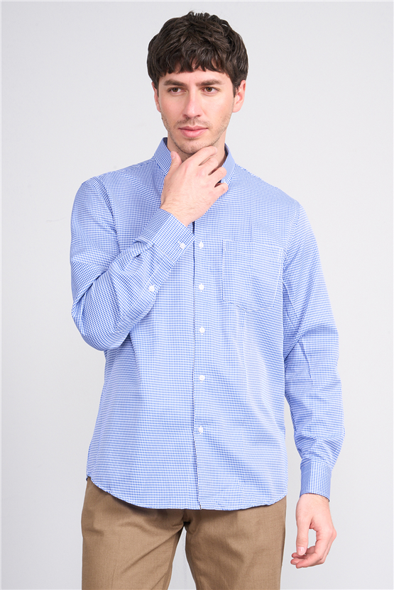 Mentality 2491 Erkek Uzun Kol Soft Regular Gömlek Karışık Renk