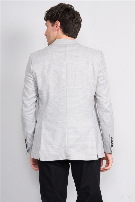 Mentality 4735 Erkek Slimfit Tek Ceket Siyah