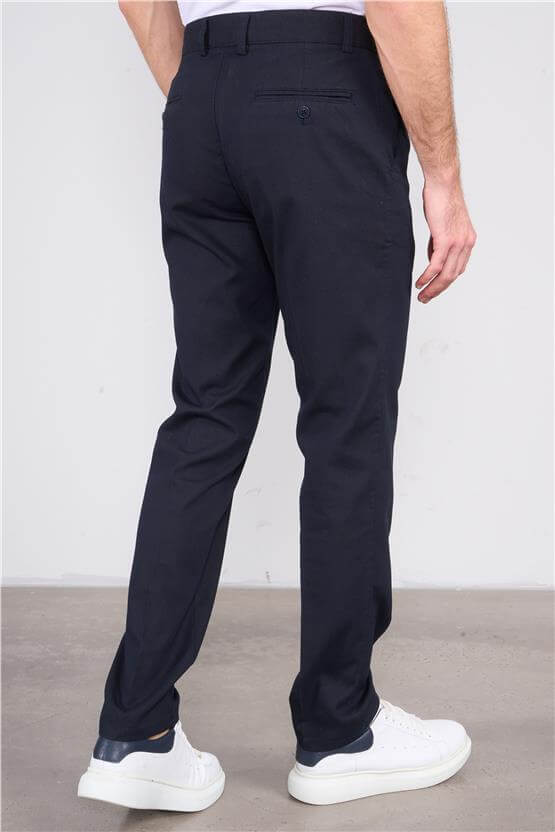 Mentality 6286 Erkek Taç Yan Cep Pantolon Lacivert