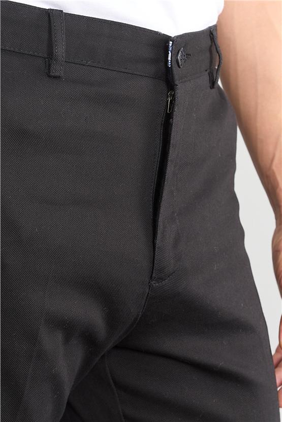 Mentality 6368 Erkek Molfoy Yan Cep Pantolon Siyah