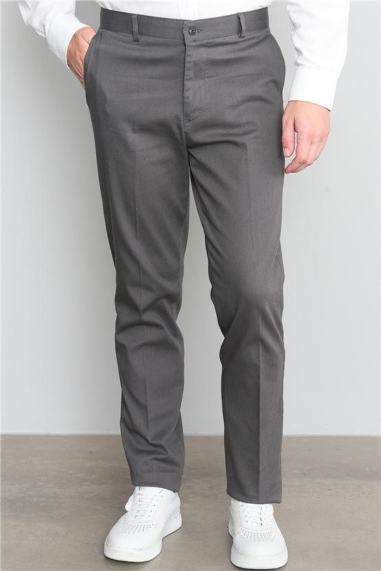 Mentality 6368 Erkek Molfoy Yan Cep Pantolon Gri