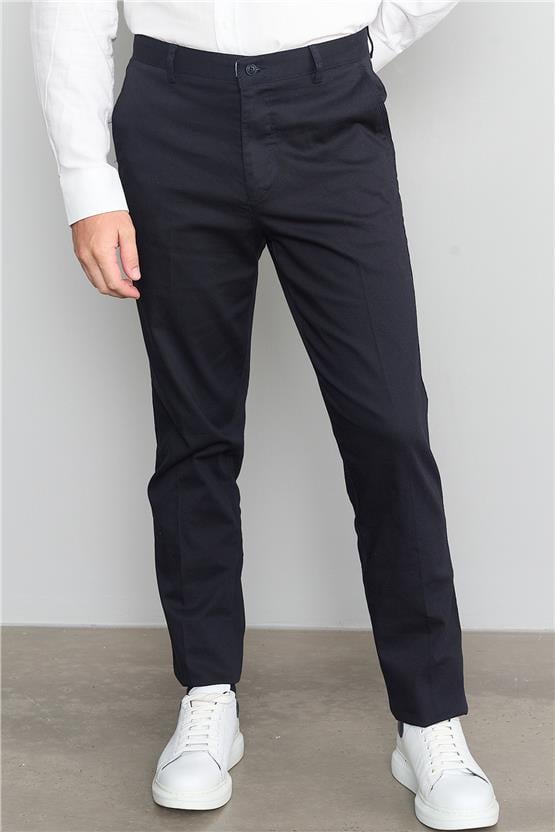 Mentality 6368 Erkek Molfoy Yan Cep Pantolon Lacivert