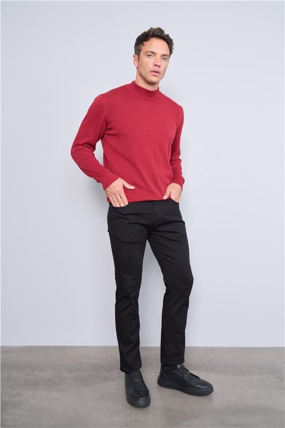 Mentality 6380B Erkek Aksan 5 Cep Pantolon Siyah