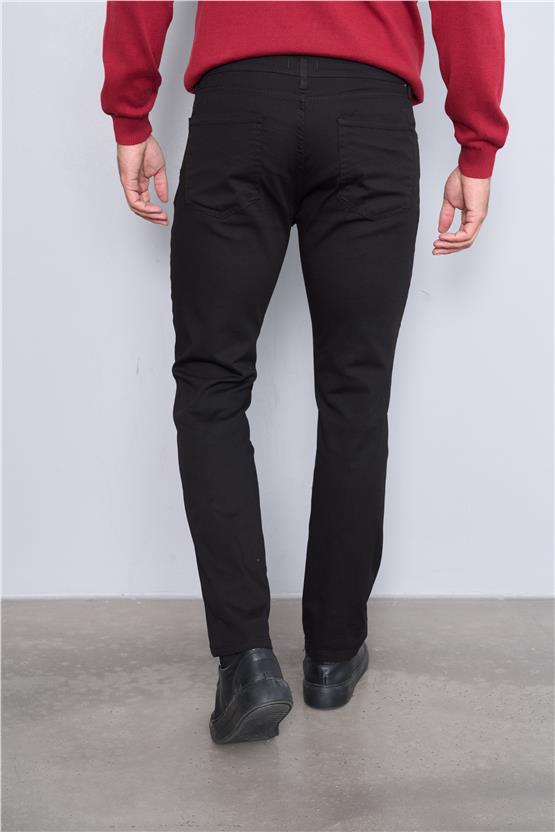 Mentality 6380B Erkek Aksan 5 Cep Pantolon Siyah