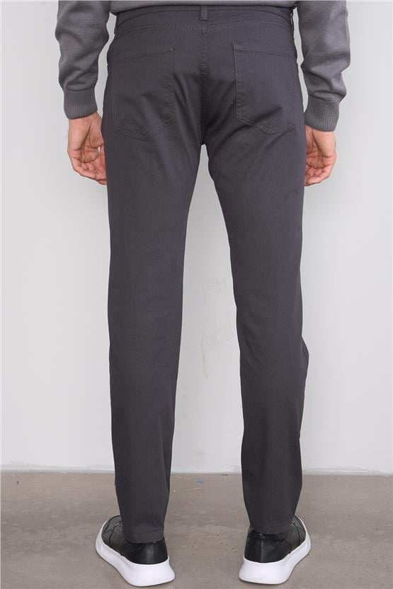Mentality 6380B Erkek Aksan 5 Cep Pantolon Füme