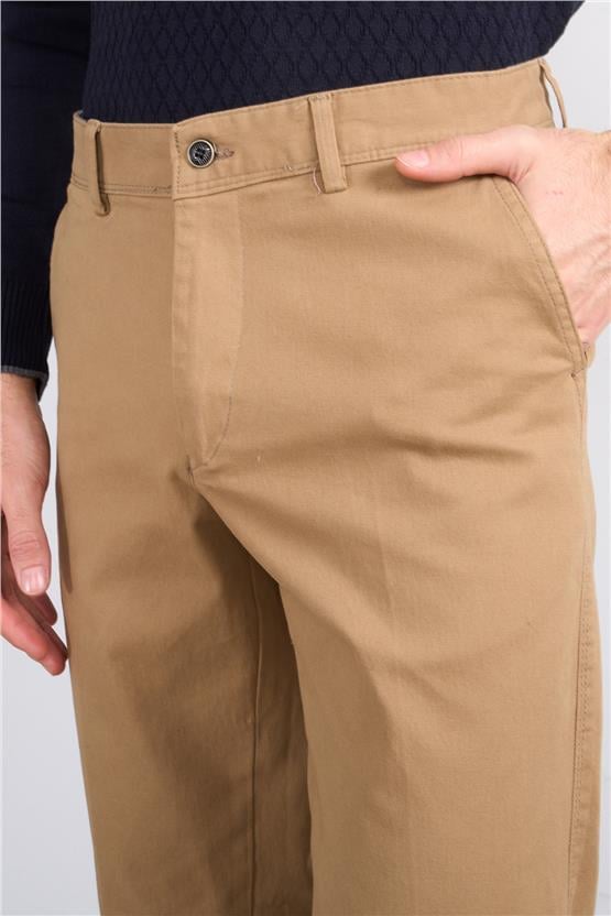 Mentality 6422 Erkek Kaya Regular Yan Cep Pantolon Camel