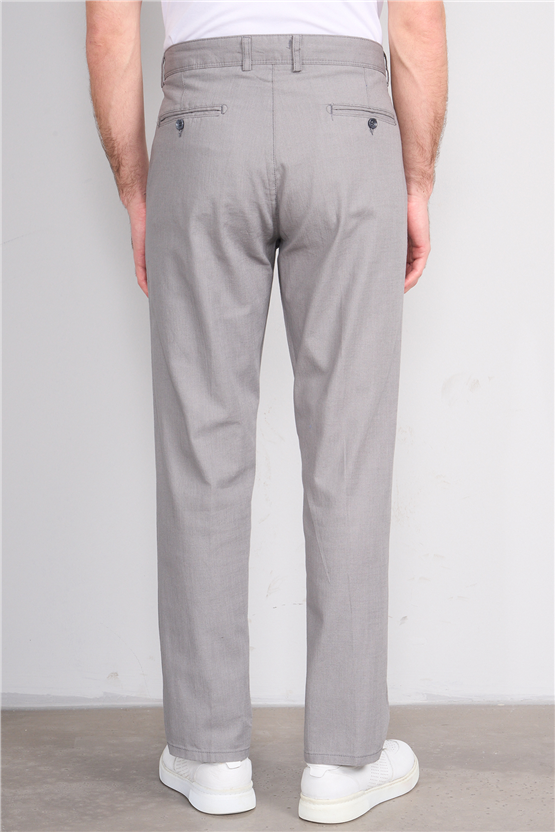 Mentality 6445 Erkek Bermuda Yan Cep Pantolon Gri