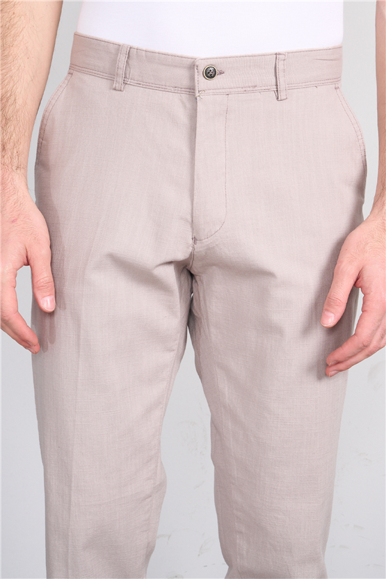 Mentality 6445 Erkek Bermuda Yan Cep Pantolon Taş