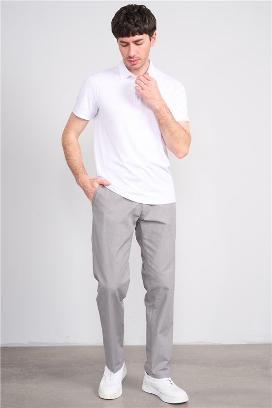 Mentality 6445 Erkek Bermuda Yan Cep Pantolon Gri