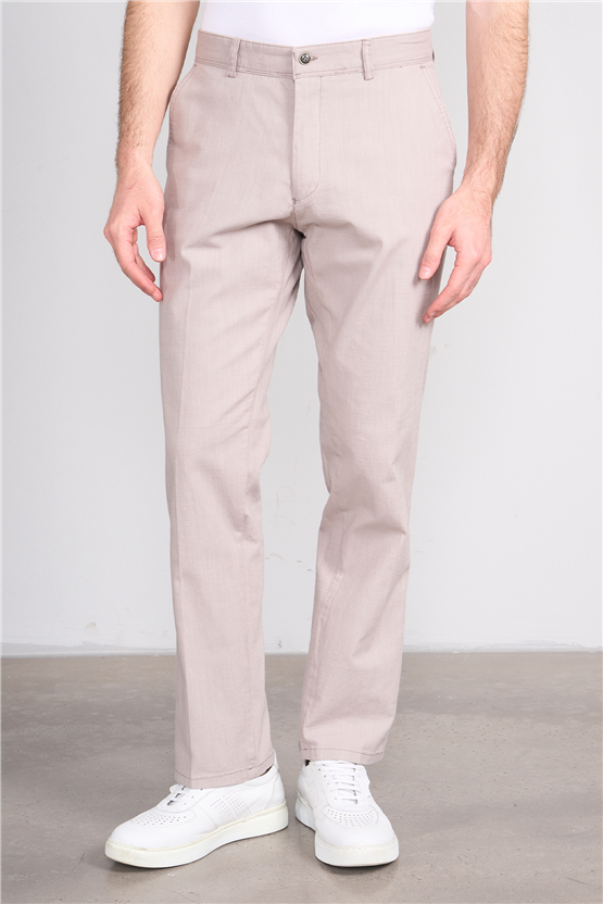 Mentality 6445 Erkek Bermuda Yan Cep Pantolon Taş