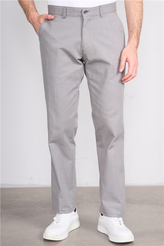 Mentality 6445 Erkek Bermuda Yan Cep Pantolon Gri