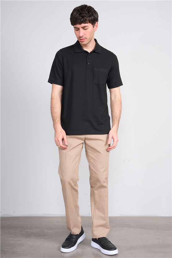 Mentality 6445 Erkek Bermuda Yan Cep Pantolon Açık Bej