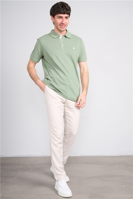 Mentality 6602 Erkek Jogger Pantolon Açık Bej