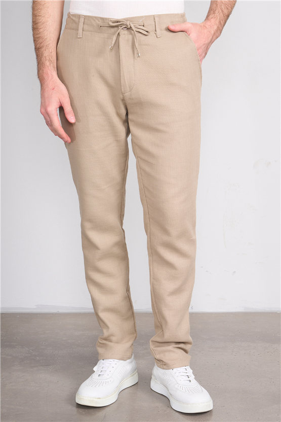 Mentality 6602 Erkek Jogger Pantolon Bej