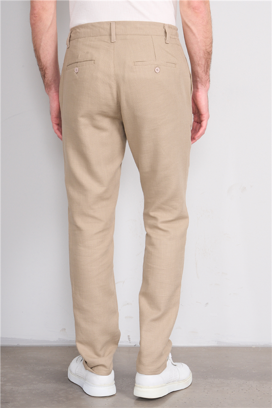 Mentality 6602 Erkek Jogger Pantolon Bej