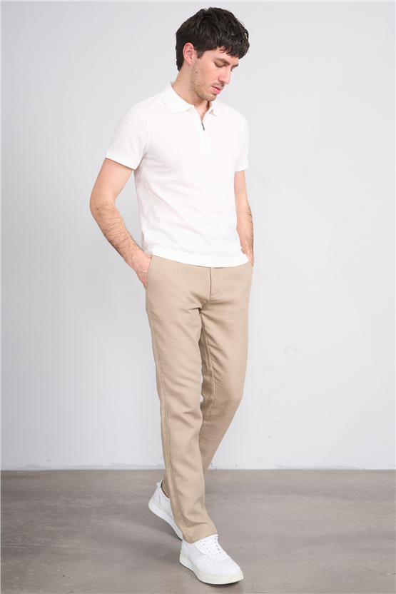 Mentality 6602 Erkek Jogger Pantolon Bej