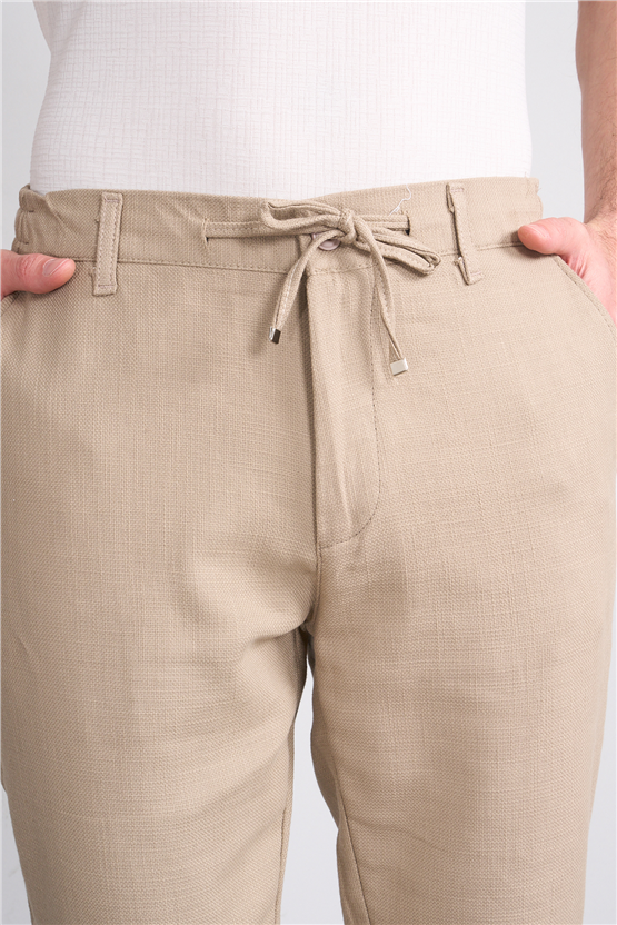 Mentality 6602 Erkek Jogger Pantolon Bej